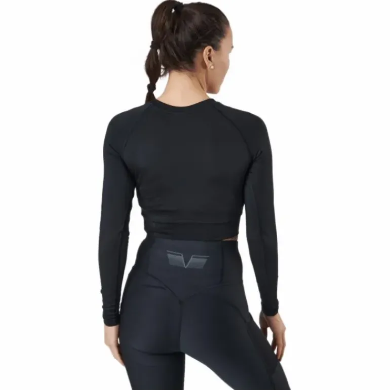 Cropped Longsleeve Black