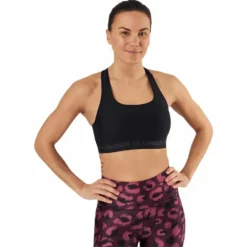 Crossback Mid Bra Black
