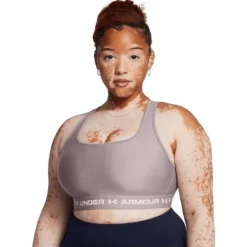 Crossback Mid Bra Tetra Gray