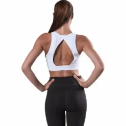 Cursive Bra White