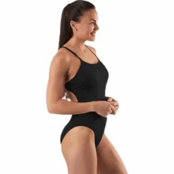 Cut-Out One Piece Black
