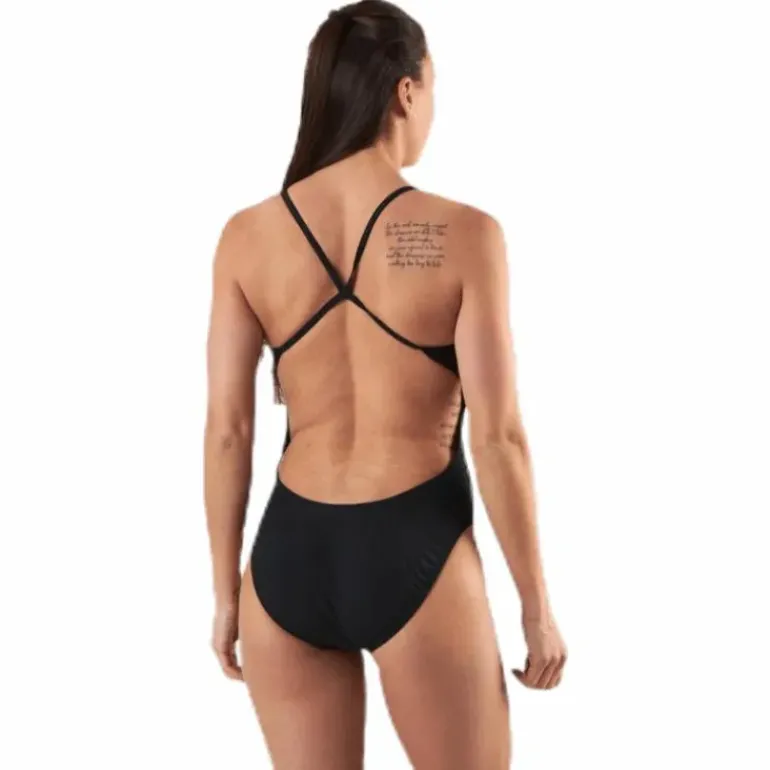 Cut-Out One Piece Black