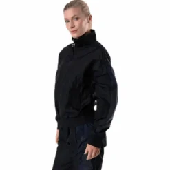 Dark Windbreaker Jacket Black