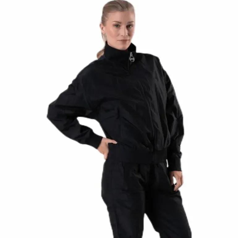 Dark Windbreaker Jacket Black