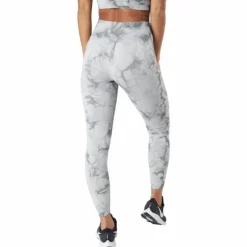 Define Seamless Tie Dye Tights Grey Melange