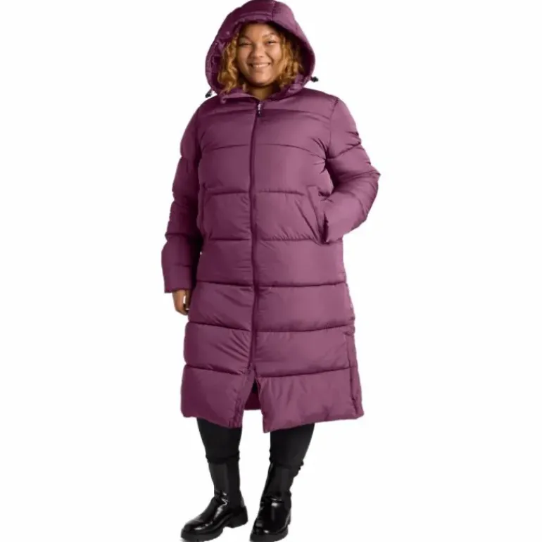 Deyna Reco Coat Red Plum