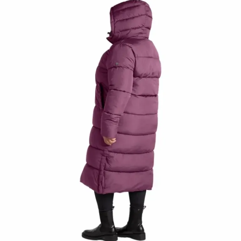 Deyna Reco Coat Red Plum