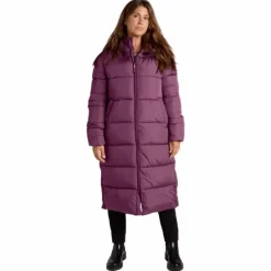 Deyna Reco Coat Red Plum