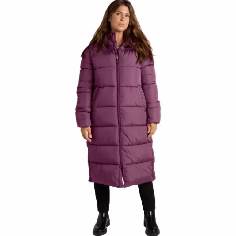Deyna Reco Coat Red Plum