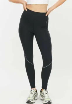 Distance Stripe Tights Black