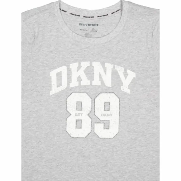 Dkny 89 Lg Crew Nk T Pgh/eggnog