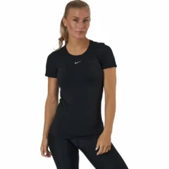 Dri-FIT ADV Aura Women's Slim-Fit Short-Sleeve Top BLACK/REFLECTIVE SILV