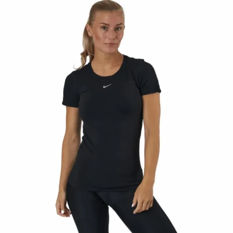 Dri-FIT ADV Aura Women's Slim-Fit Short-Sleeve Top BLACK/REFLECTIVE SILV