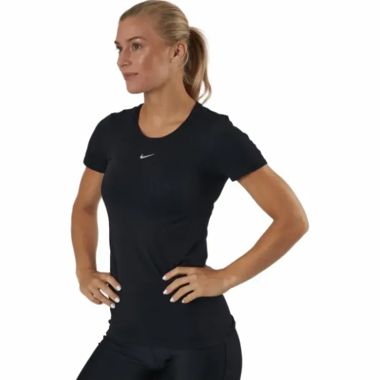 Dri-FIT ADV Aura Women's Slim-Fit Short-Sleeve Top BLACK/REFLECTIVE SILV