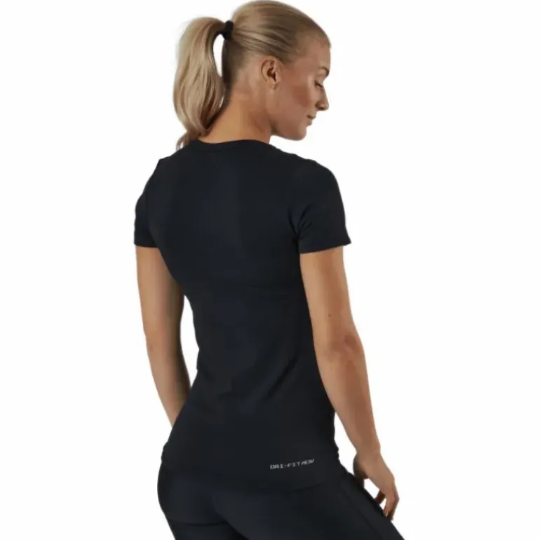 Dri-FIT ADV Aura Women's Slim-Fit Short-Sleeve Top BLACK/REFLECTIVE SILV