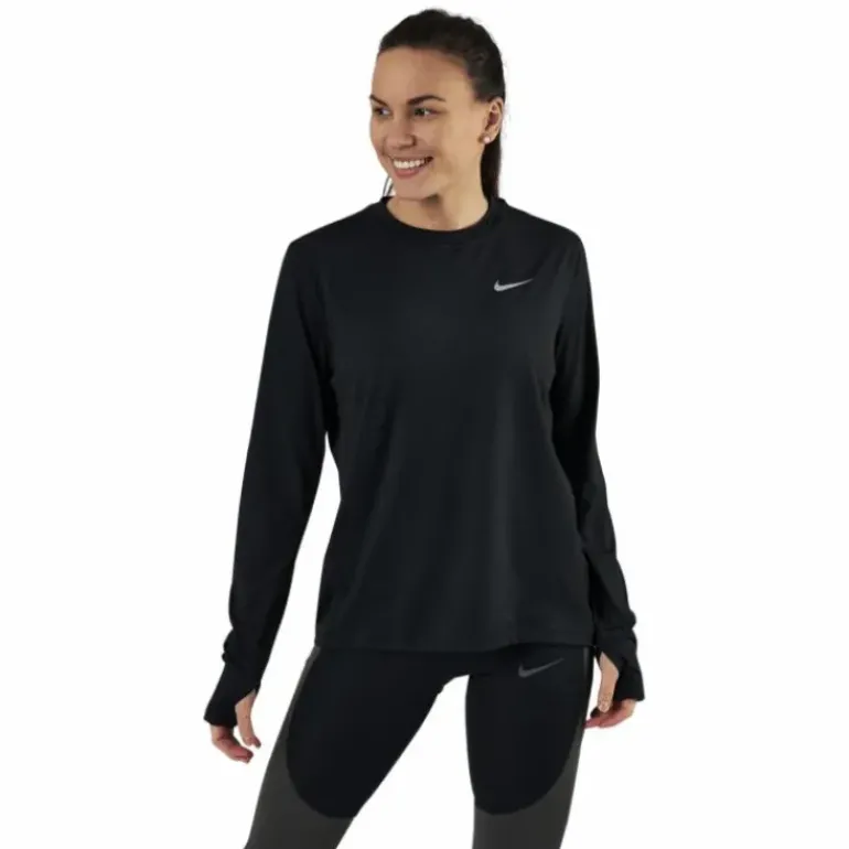 Dri-FIT Element Women's Running Crew BLACK/REFLECTIVE SILV