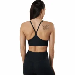Dri-FIT Indy Women's Light-Support Padded V-Neck Sports Bra BLACK/BLACK/BLACK/WHITE