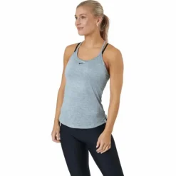 Dri-FIT One Elastika Women's Standard Fit Tank PARTICLE GREY/HTR/BLACK
