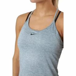 Dri-FIT One Elastika Women's Standard Fit Tank PARTICLE GREY/HTR/BLACK