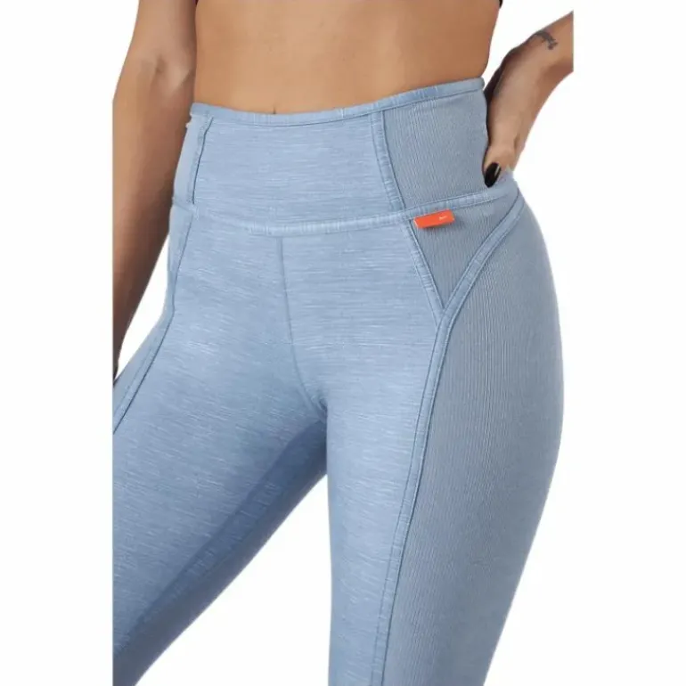 Dri-fit One Luxe Women's Mid-r Ashen Slate/htr