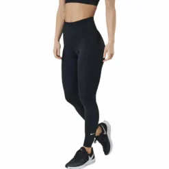 Dri-FIT One Women's Mid-Rise Leggings BLACK/WHITE