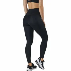 Dri-FIT One Women's Mid-Rise Leggings BLACK/WHITE