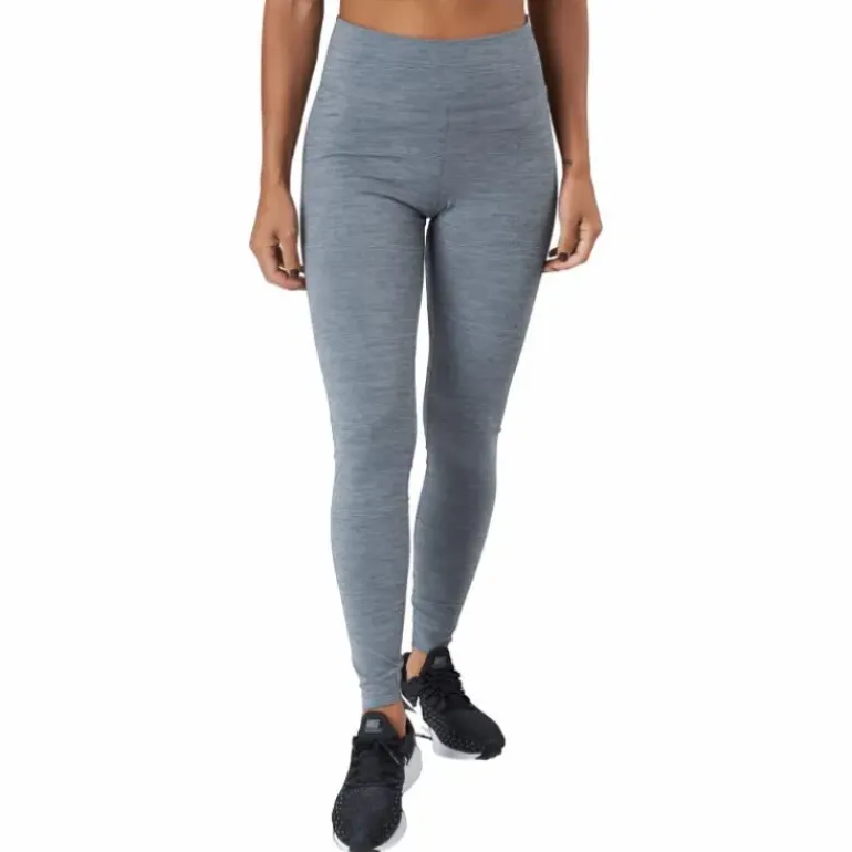 Dri-FIT One Women's Mid-Rise Leggings IRON GREY/HTR/WHITE