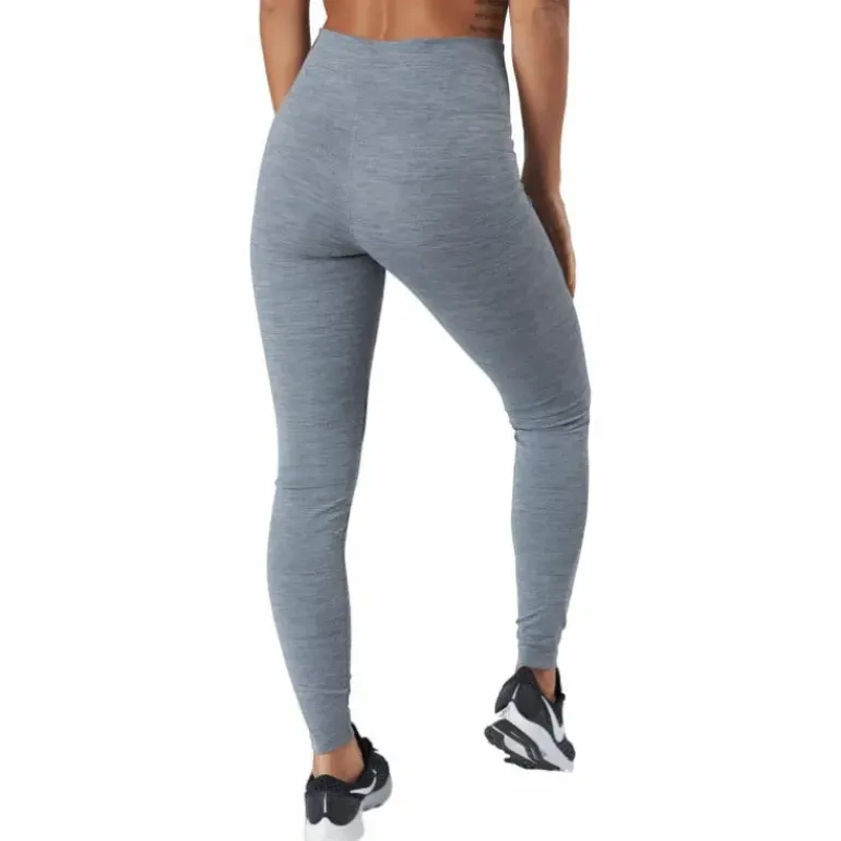 Dri-FIT One Women's Mid-Rise Leggings IRON GREY/HTR/WHITE