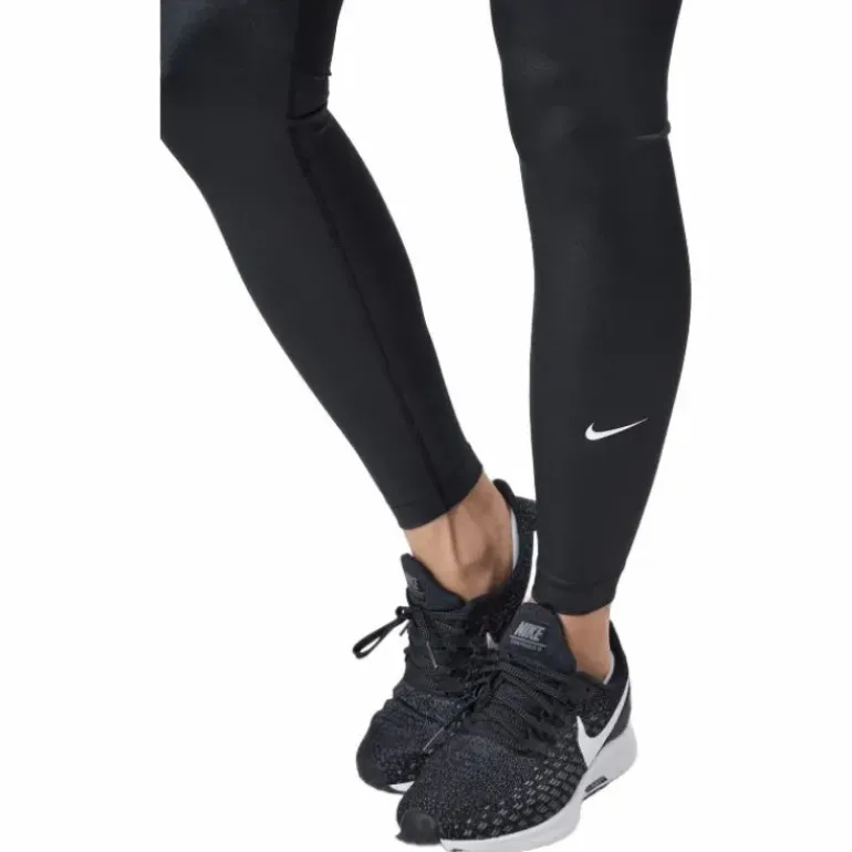 Dri-FIT One Women's Mid-Rise Shine Leggings BLACK/WHITE