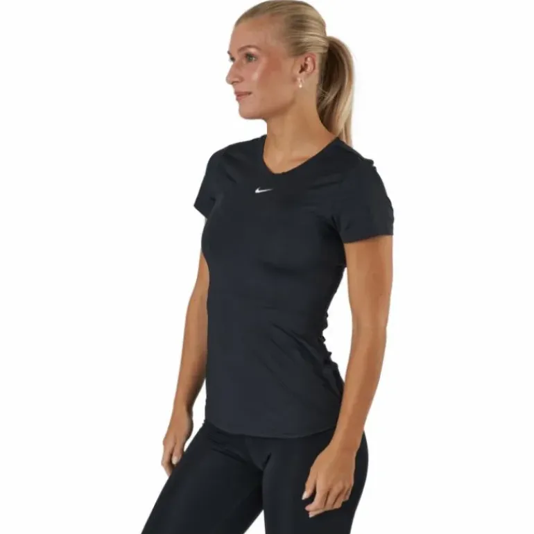 Dri-FIT One Women's Slim Fit Short-Sleeve Top BLACK/WHITE
