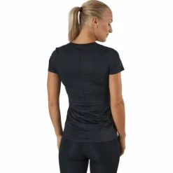 Dri-FIT One Women's Slim Fit Short-Sleeve Top BLACK/WHITE
