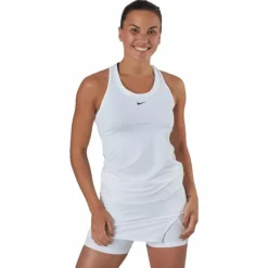 Dri-FIT One Women's Slim Fit Tank WHITE/BLACK