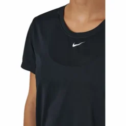 Dri-FIT One Women's Standard Fit Short-Sleeve Top BLACK/WHITE
