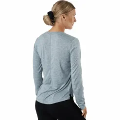 Dri-FIT One Women's Standard Fit Long-Sleeve Top PARTICLE GREY/HTR/BLACK