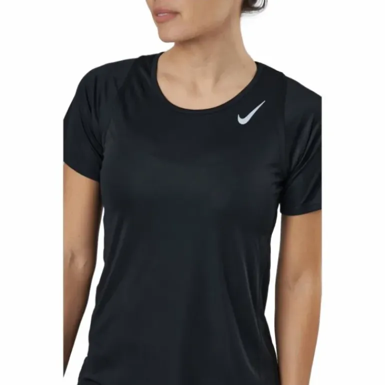Dri-FIT Race Women's Short-Sleeve Running Top BLACK/REFLECTIVE SILV