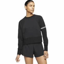 Dry Get Fit Fleece Crew White/Black