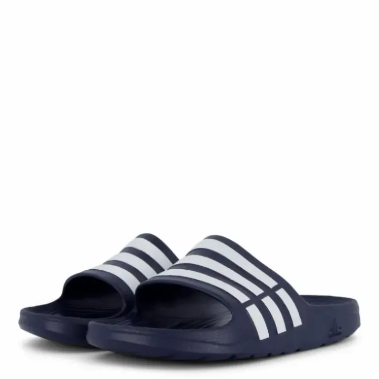 Duramo Slides Dark Blue / White / Dark Blue