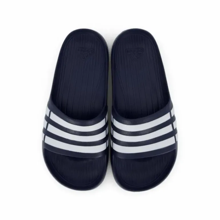 Duramo Slides Dark Blue / White / Dark Blue
