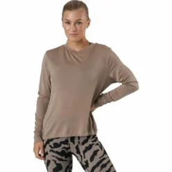 Ease Crew Neck Taupe Grey