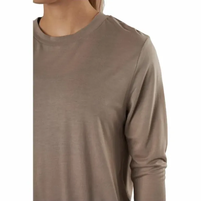 Ease Crew Neck Taupe Grey