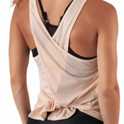 Ease Crossback Tank Beige
