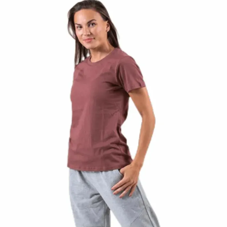 Ebba T-shirt Purple/Brown