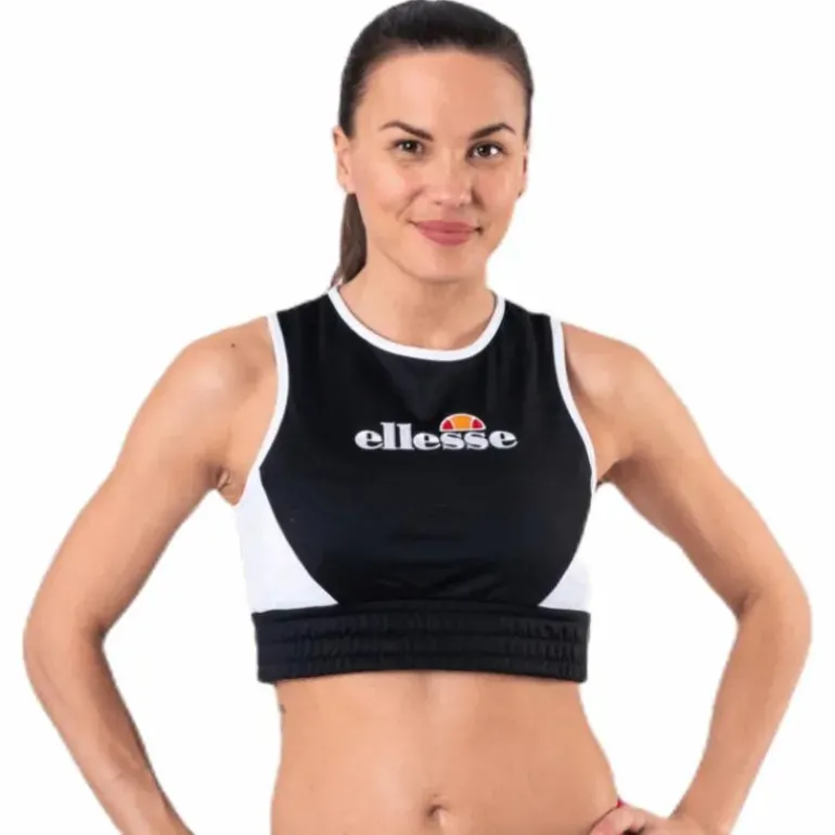 El Ruth Crop Vest Black
