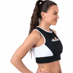 El Ruth Crop Vest Black