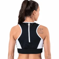 El Ruth Crop Vest Black