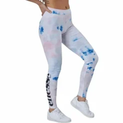 El Solos 2 Tie Dye Legging White