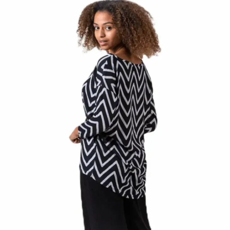Elcos 4/5 Aop Top Black/Grey