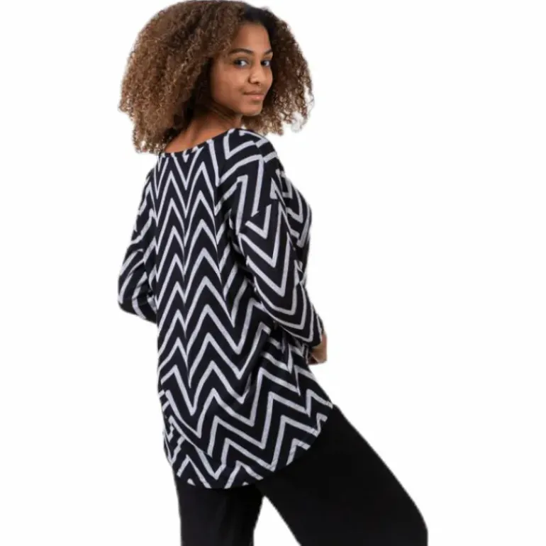 Elcos 4/5 Aop Top Black/Grey