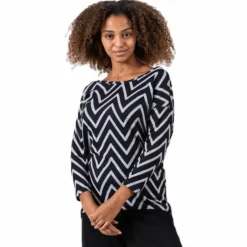Elcos 4/5 Aop Top Black/Grey
