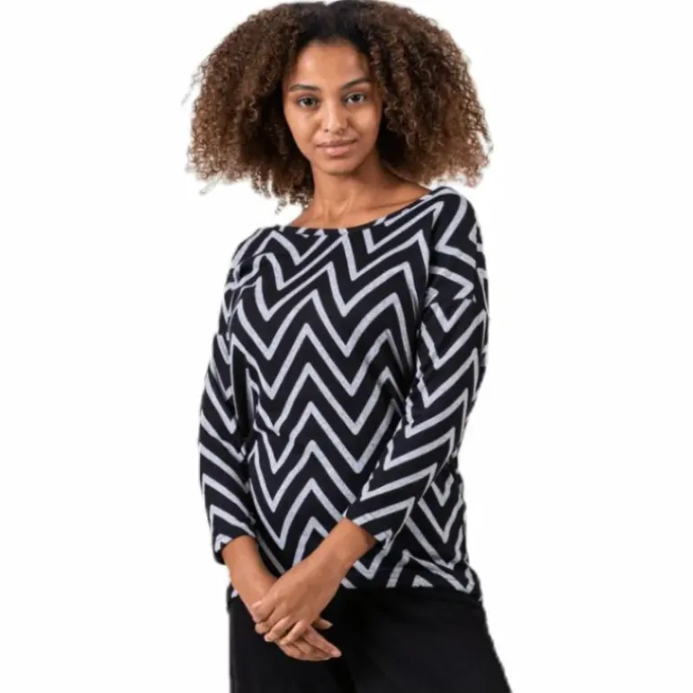 Elcos 4/5 Aop Top Black/Grey